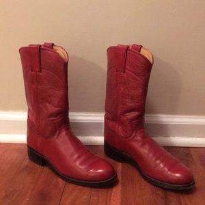 Red Justine Cowboy Boots  sz 4.5